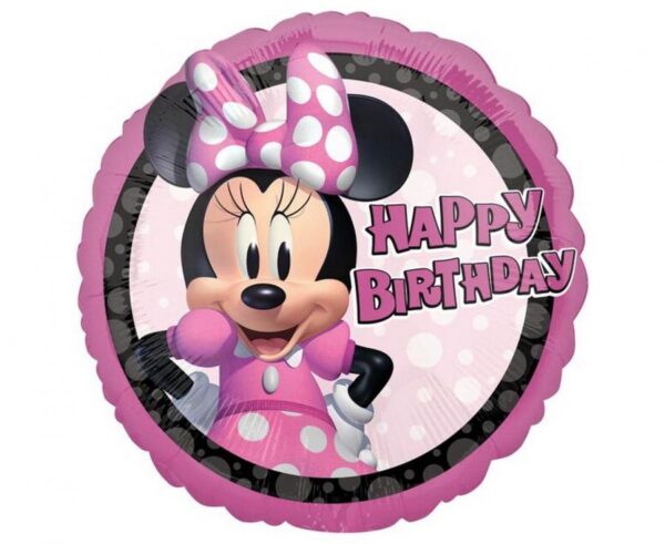 Fooliumist õhupall Minnie"Happy Birthday"", 43 cm