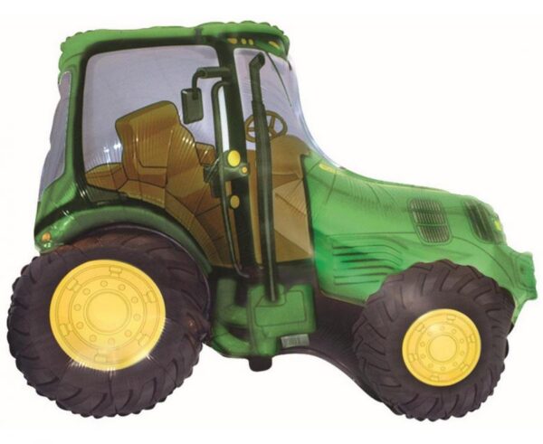Fooliumist õhupall "Traktor", roheline (75x94 cm)